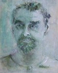 portret Zbigniewa Gotta 50×40 olej na&nbsp;płycie
